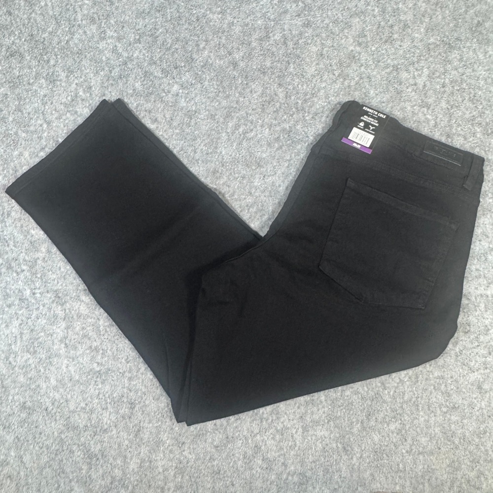 Kenneth Cole New York Mens Relaxed Fit Stretch Denim Jeans Black 40x29 NWT